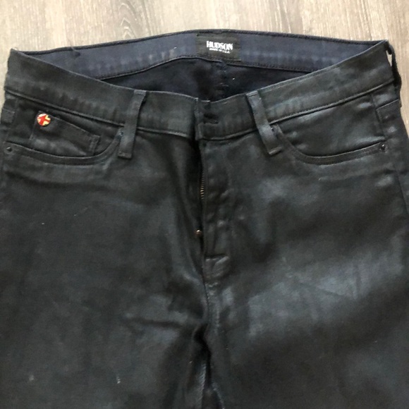 Hudson Painted Black Jeans - Picture 3 of 5